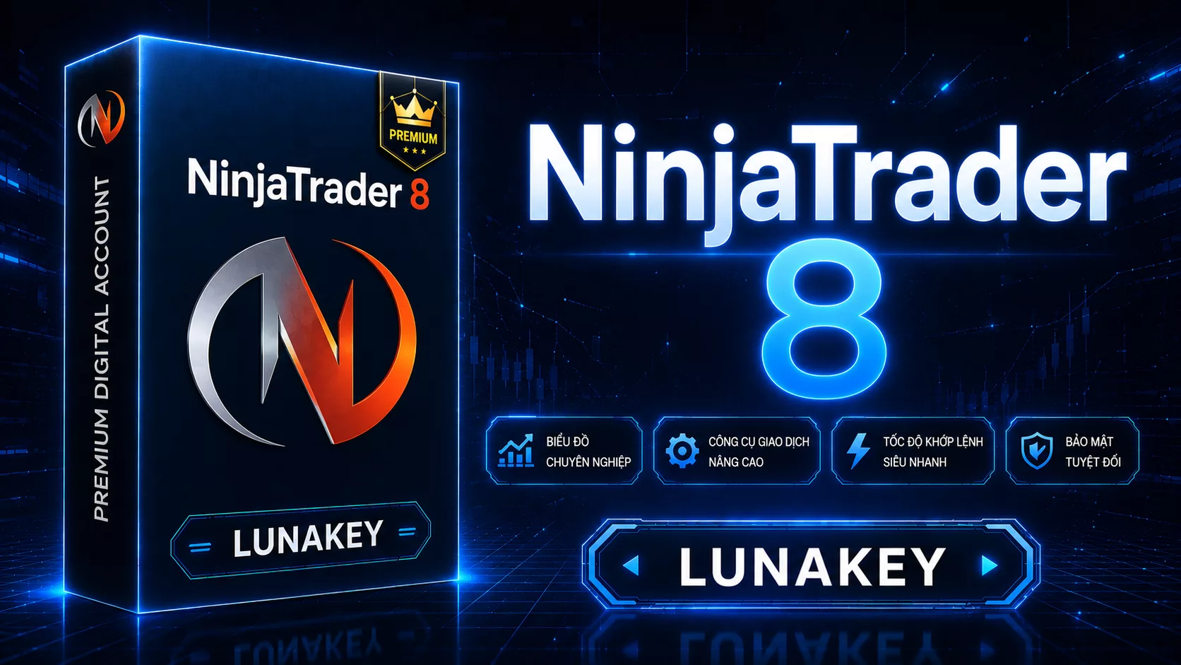 Phần mềm NinjaTrader 8